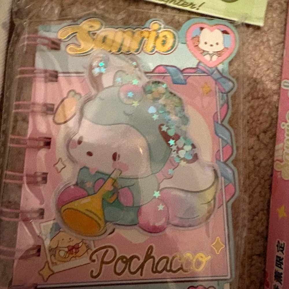 NWOT Sanrio extra large pochacco bag and more stationary bundle - Picture 10 of 13